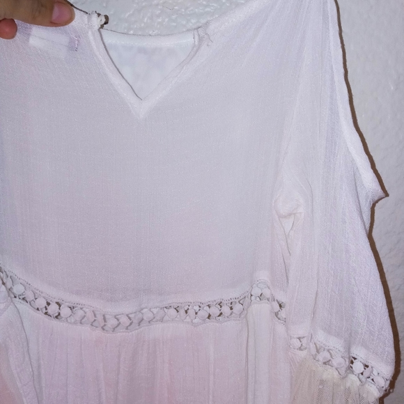 White strappy summer dress - Picture 6 of 7
